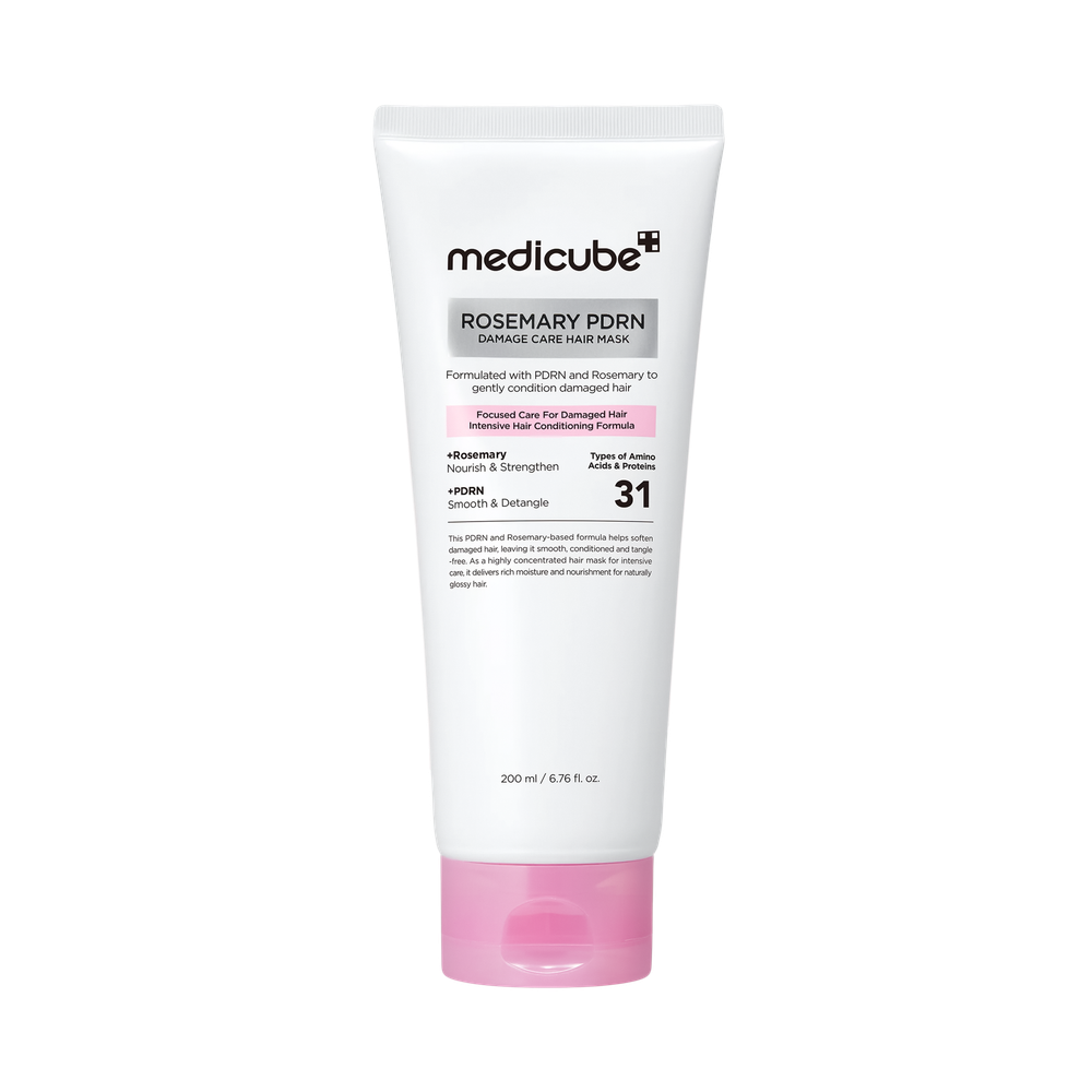 MEDICUBE Rosemary PDRN Damage Care Hair Mask, 200 ml.