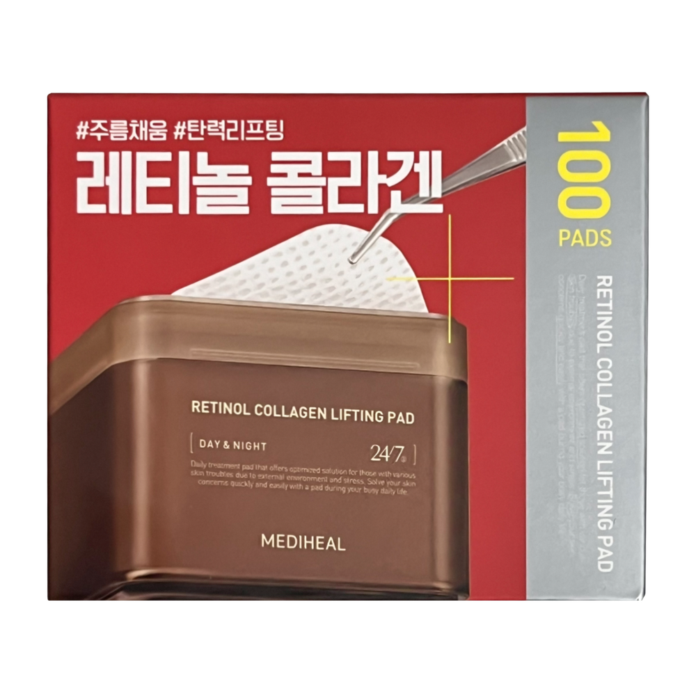 Лифтинг-пэды с ретинолом и коллагеном MEDIHEAL Retinol Collagen Lifting Pad