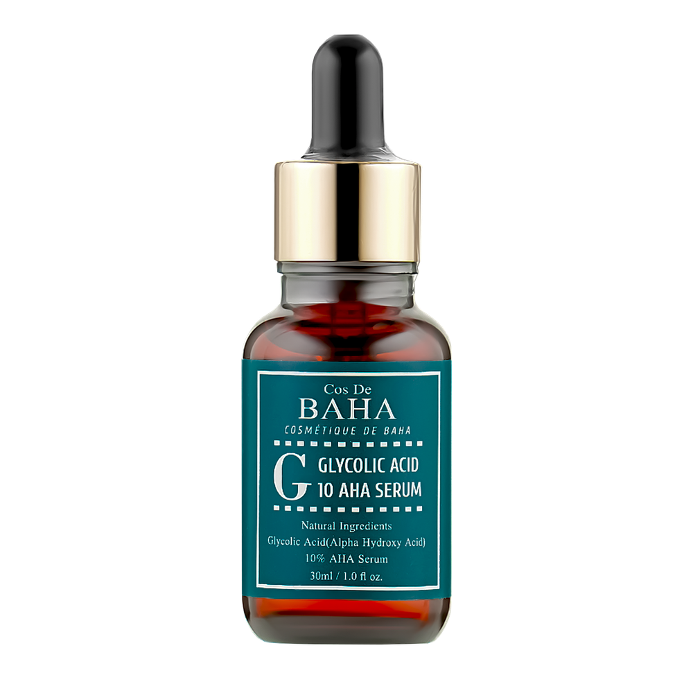 Сыворотка c гликолевой кислотой для проблемной кожи Cos De Baha Glycolic Acid 10 AHA Serum