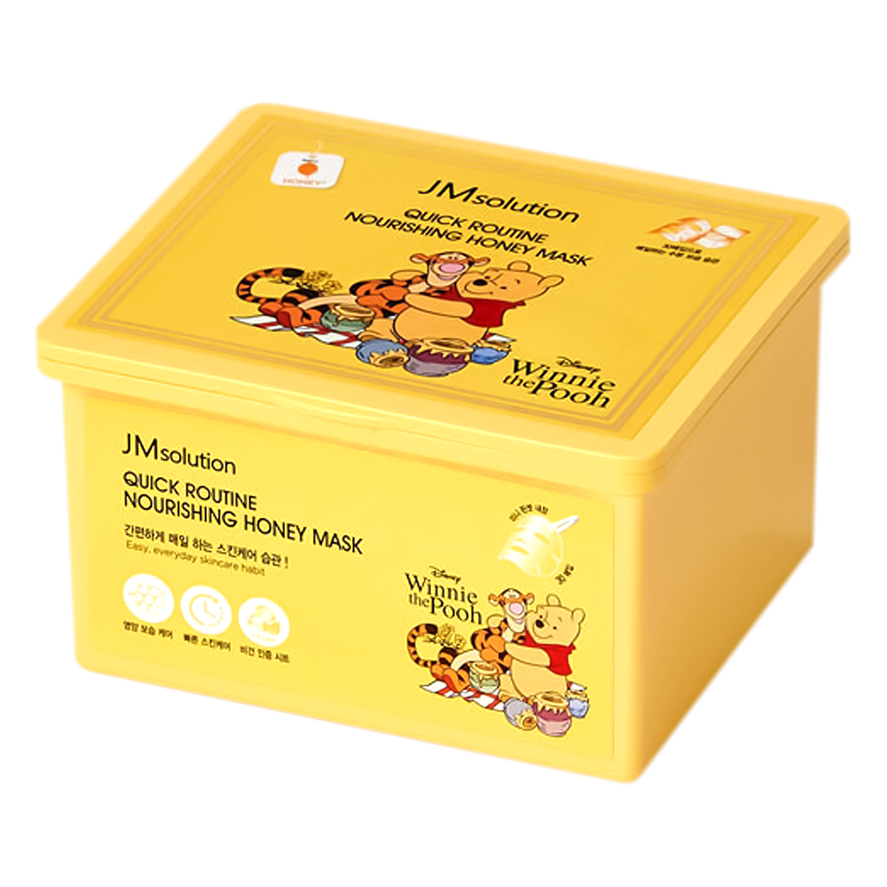 Jm solution набор питательных тканевых масок Quick Routine Nourishing Honey Mask, 30 шт