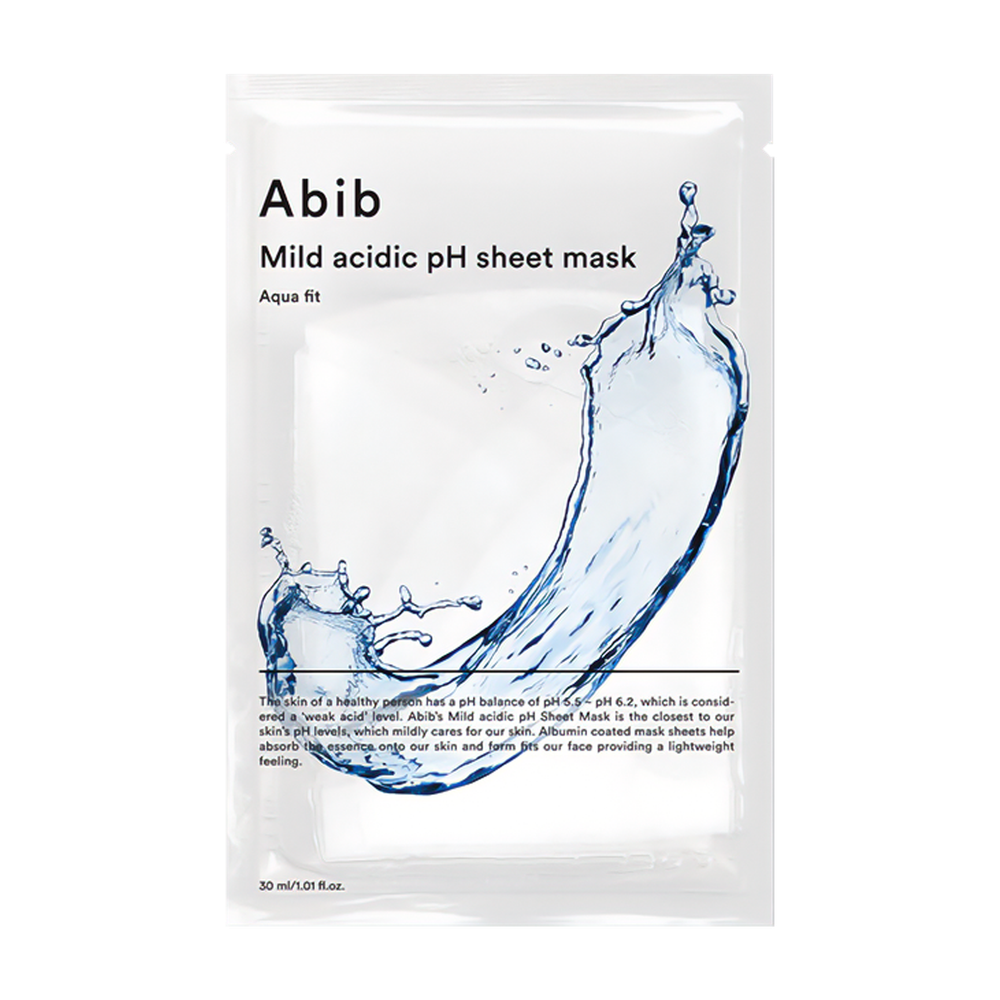 Увлажняющая слабокислотная маска с пробиотиками Abib Mild Acidic pH Sheet Mask Aqua Fit