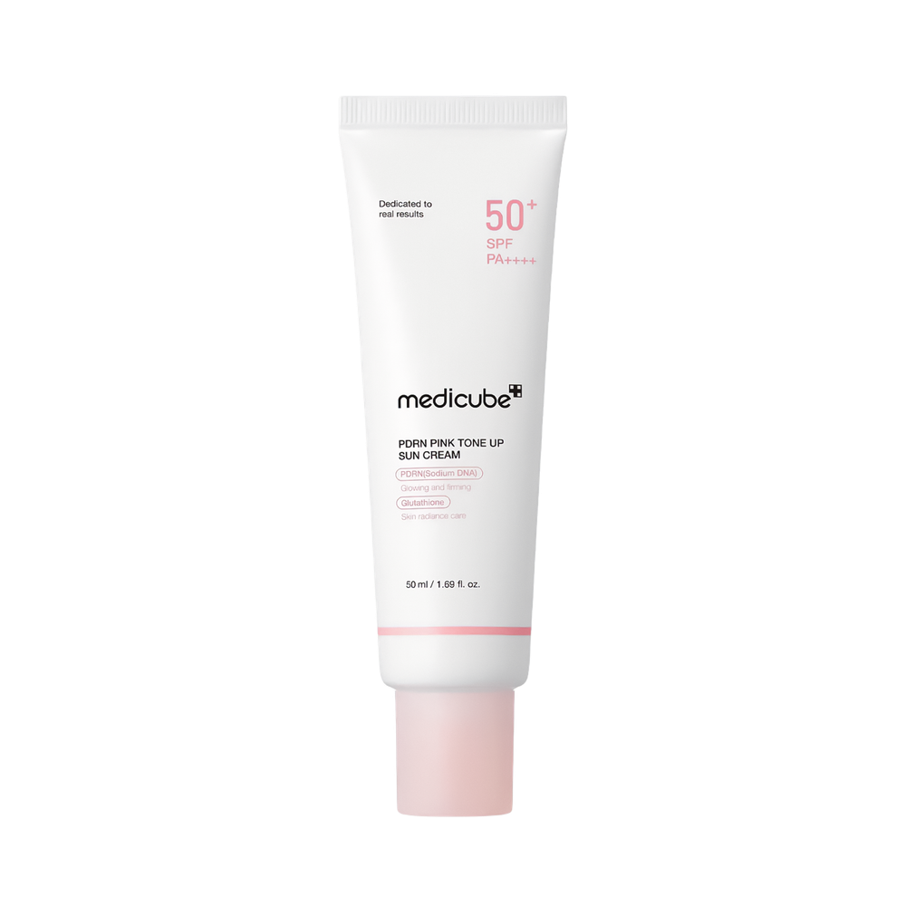 MEDICUBE PDRN Pink Tone Up Sun Cream SPF50+ PA++++, 50 ml.