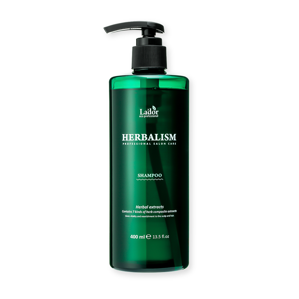 Слабокислотный травяной шампунь с аминокислотами Lador Herbalism Shampoo (400ml)