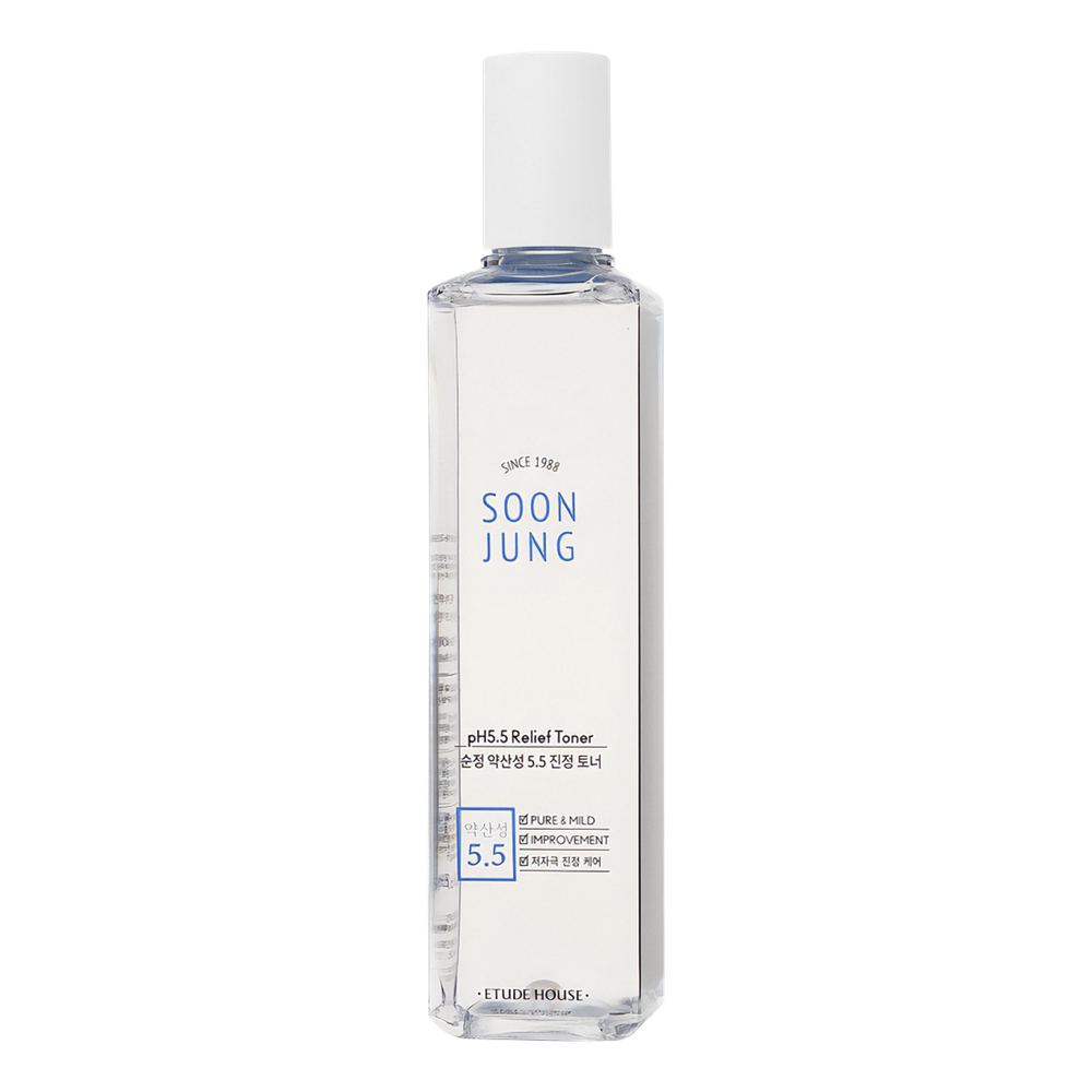 Увлажняющий тонер Etude house SOON JUNG PH5.5 RELIEF TONER