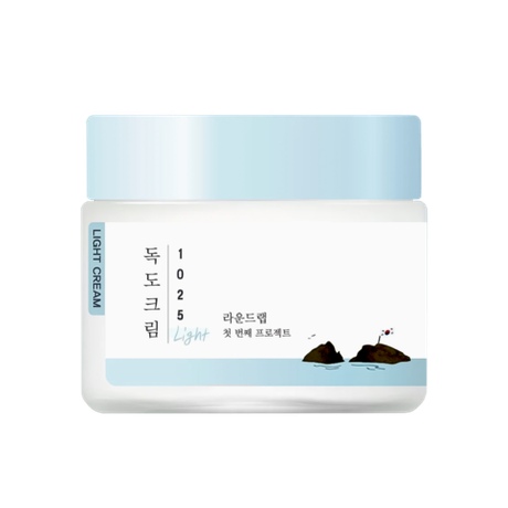 Лёгкий увлажняющий крем с комплексом минералов Round Lab 1025 Dokdo Light Cream