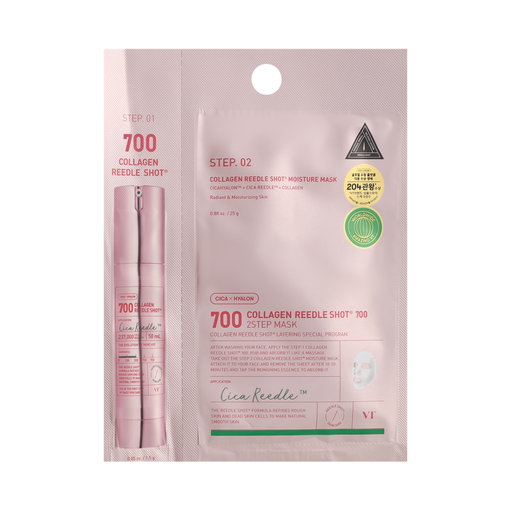 VT Cosmetics Collagen Reedle Shot 700 2Step Mask