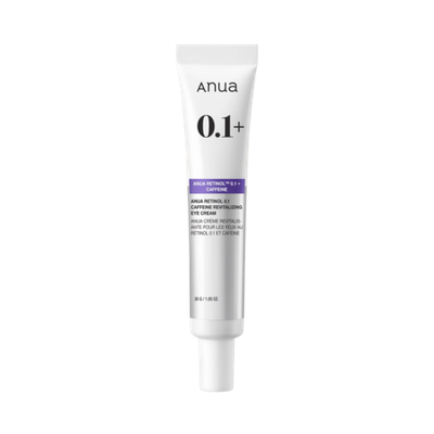 ANUA Retinol 0.1 Caffeine Revitalizing Eye Cream, 30 g.