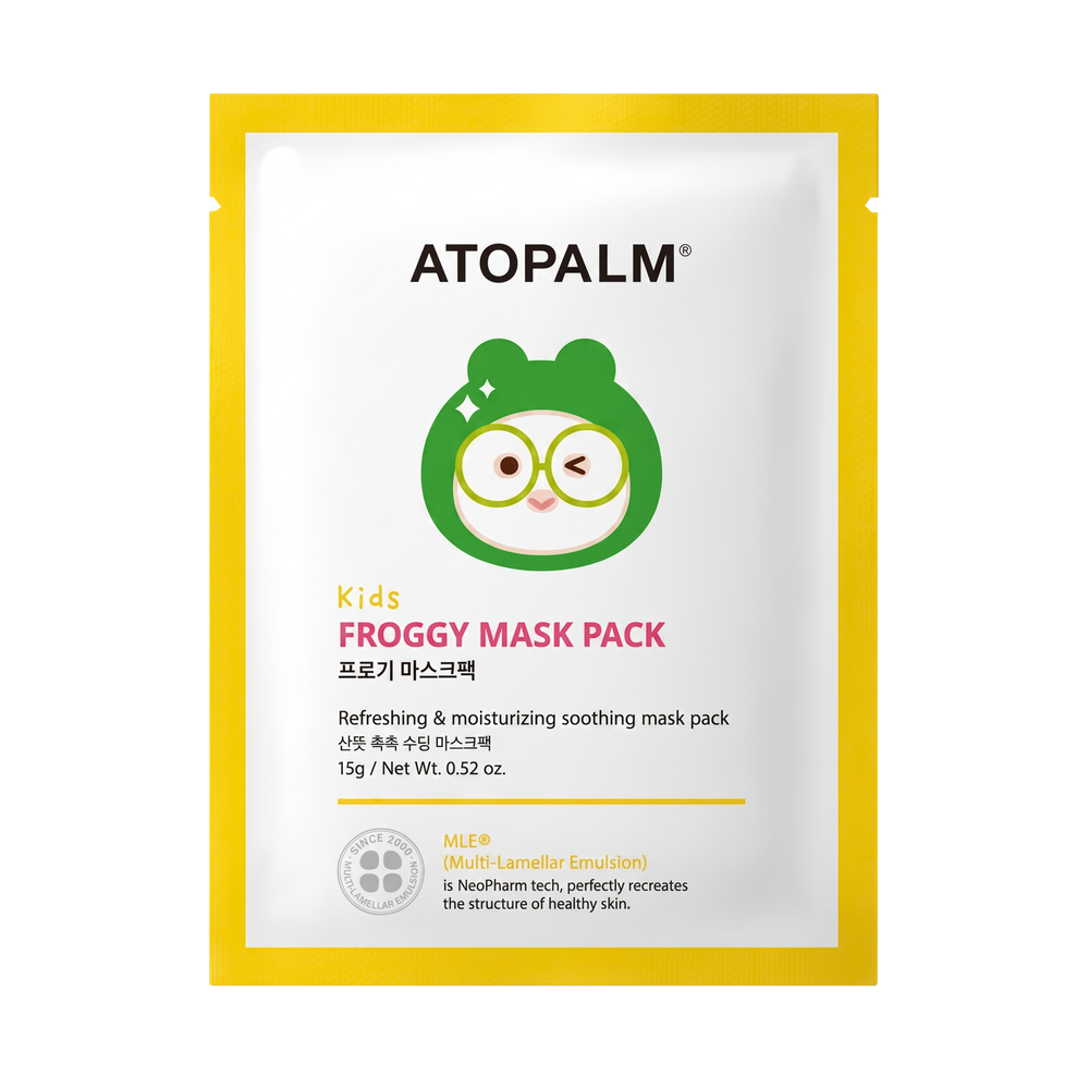 ATOPALM Kids Froggy Mask Pack, 15 g.