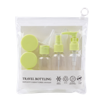 TRAVEL BOTTLING дорожный набор косметических емкостей, 6 шт. (Зелёный)