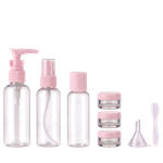 TRAVEL BOTTLING дорожный набор косметических емкостей, 6 шт. (Розовый)
