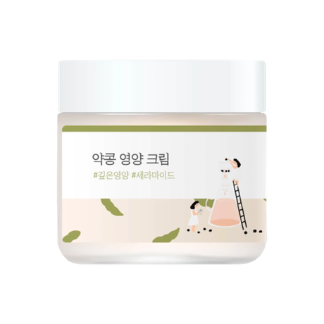 Омолаживающий питательный крем с соей Round Lab Soybean Nourishing Cream