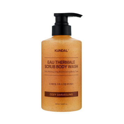 KUNDAL Eau Thermale Scrub Body Wash (Cozy Darjeeling)