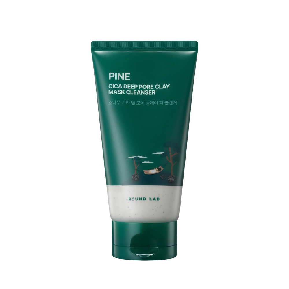 ROUND LAB Pine Cica Deep Pore Clay Mask Cleanser, 150 ml.