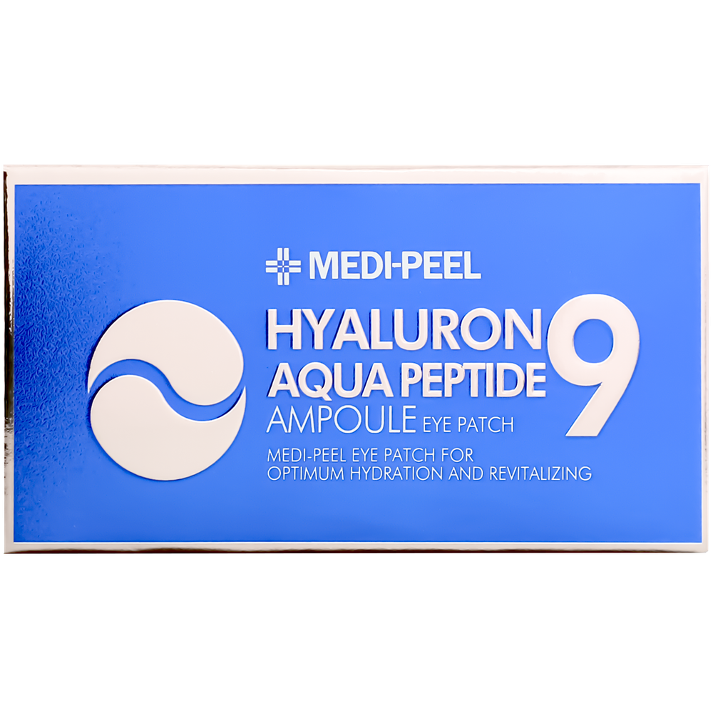 Увлажняющие гидрогелевые патчи с пептидами Medi-Peel Hyaluron Aqua Peptide 9 Ampoule Eye Patch