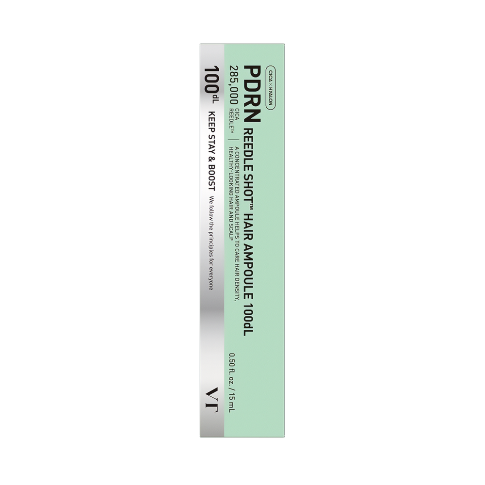 VT COSMETICS PDRN Reedle Shot Hair Ampoule 100dL, 15 ml.