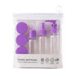 TRAVEL BOTTLING дорожный набор косметических емкостей, 6 шт. (Фиолетовый)