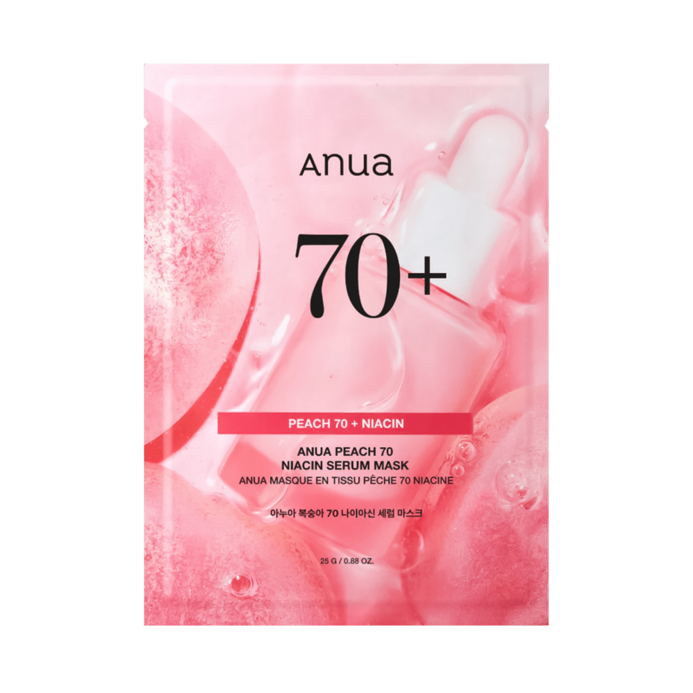ANUA Peach 70% Niacin Serum Mask, 25 ml.