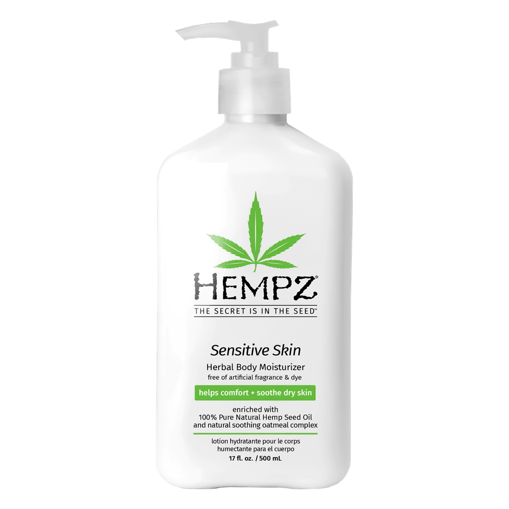 Молочко увлажняющее для тела, чувствительная кожа HEMPZ Sensitive Skin Herbal Body Moisturizer