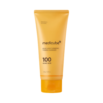 MEDICUBE Kojic Acid Turmeric Toning Cleanser, 120 g.