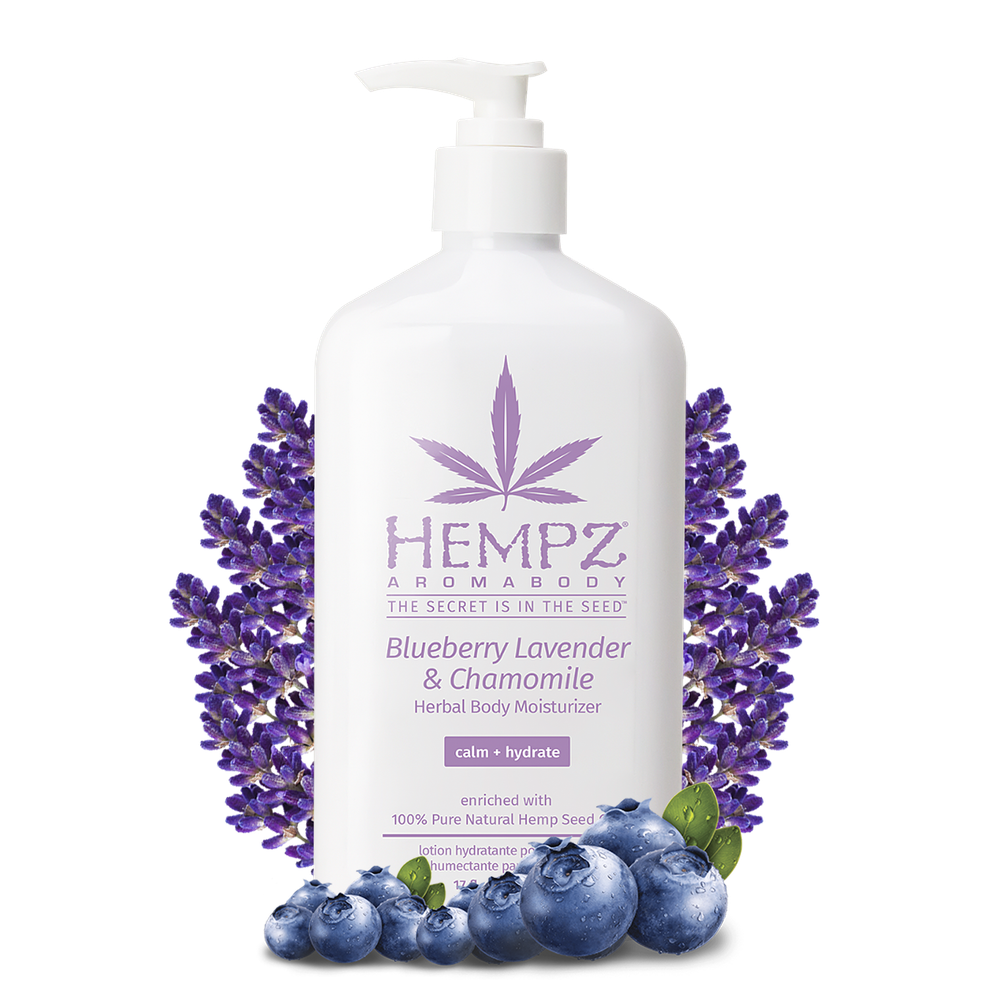 Молочко для тела увлажняющее HEMPZ Blueberry Lavender & Chamomile Herbal Body Moisturizer