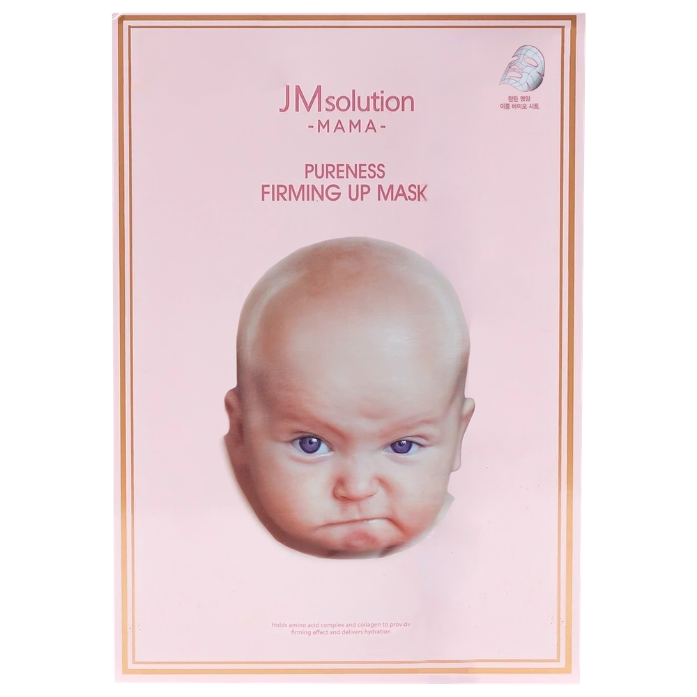 Гипоаллергенная тканевая маска для упругости кожи JMsolution Mama Pureness Firming Up Mask