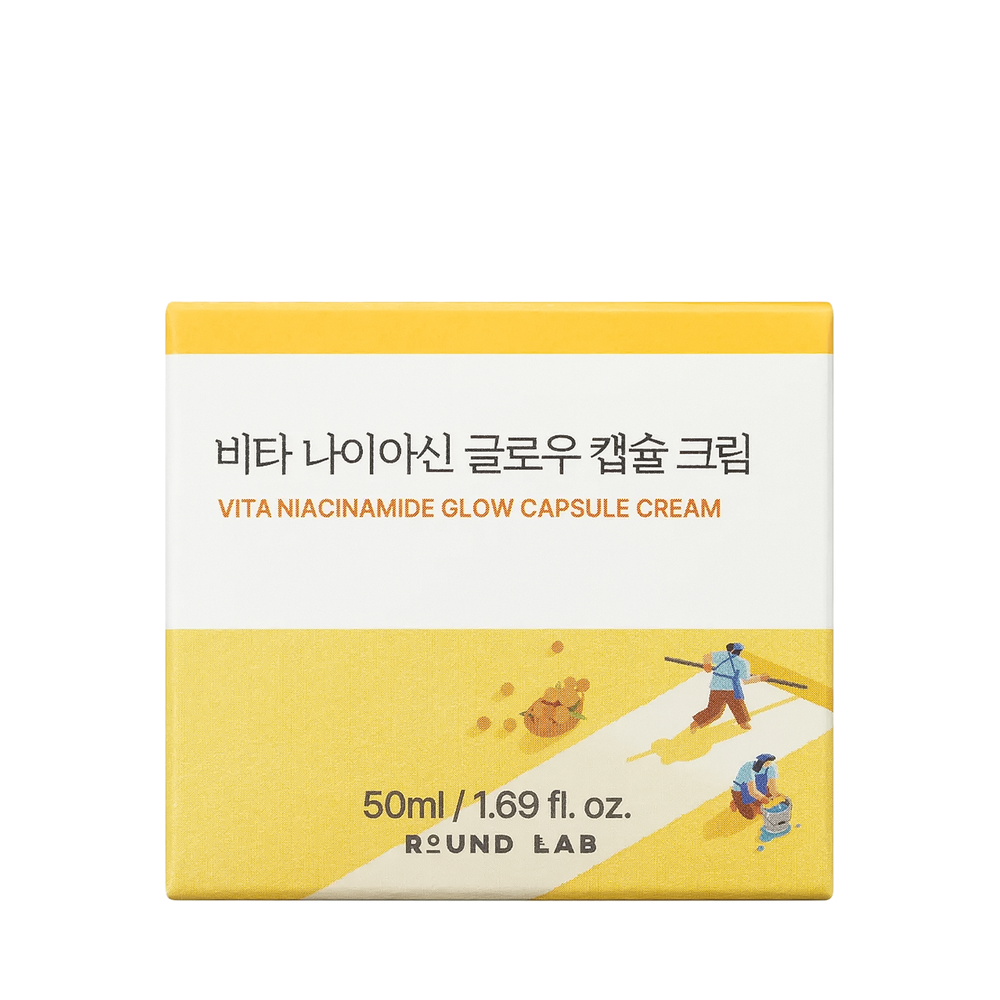 ROUND LAB Vita Niacinamide Glow Capsule Cream, 50 ml.