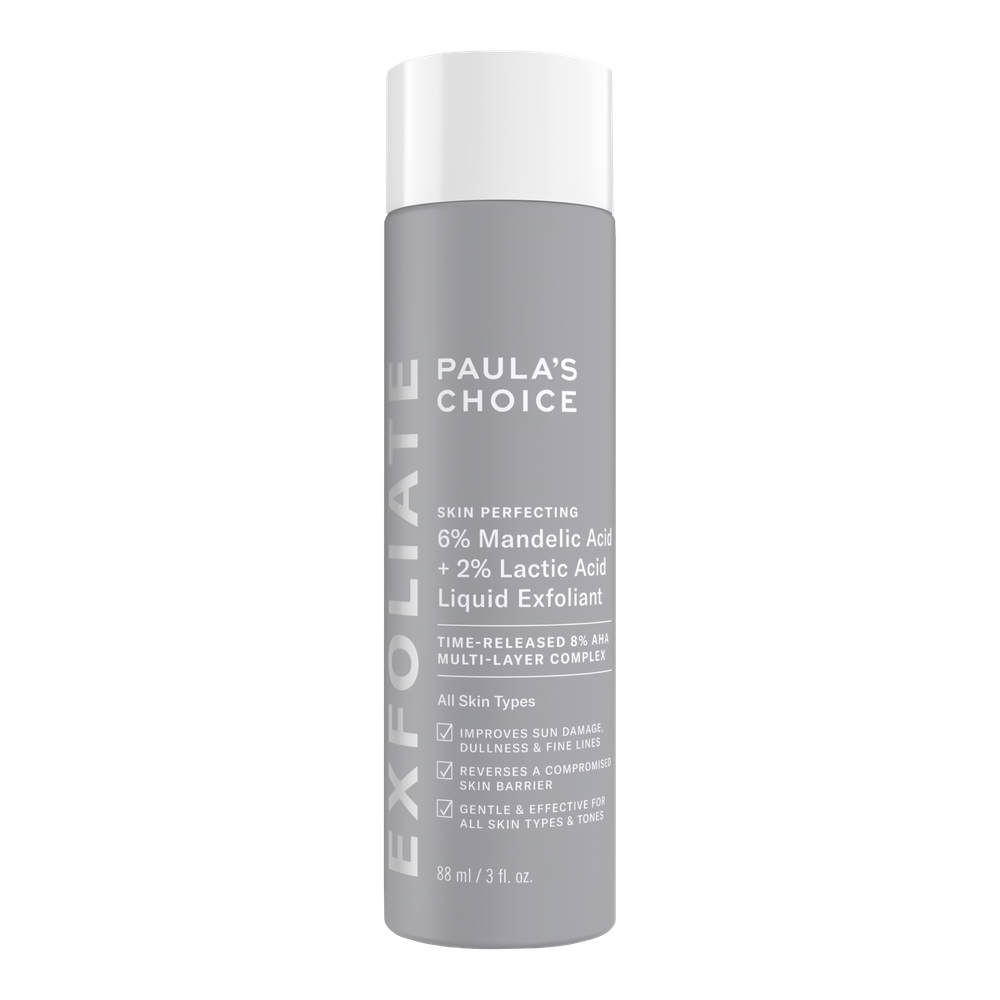 Отшелушивающий тонер Paula's Choice-6% Mandelic Acid + 2% Lactic Acid Liquid Exfoliant