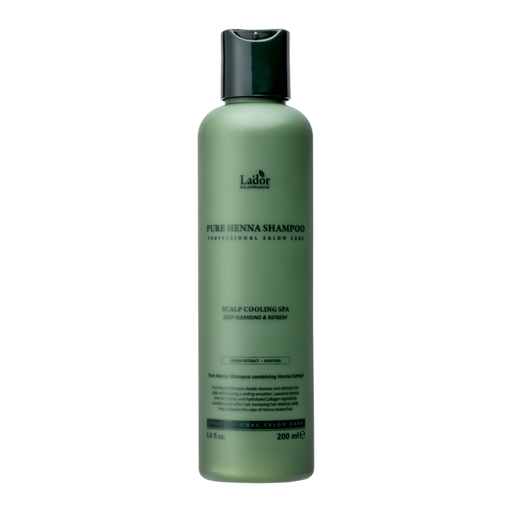 Освежающий шампунь с хной, кактусом и ментолом Lador Pure Henna Shampoo