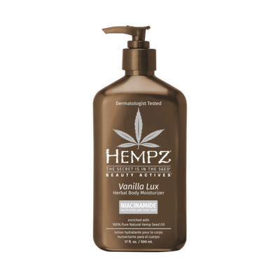 HEMPZ Vanilla Lux Herbal Body Moisturizer, 500 ml.