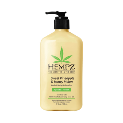 HEMPZ Sweet Pineapple & Honey Melon Herbal Body Moisturizer, 500 ml.