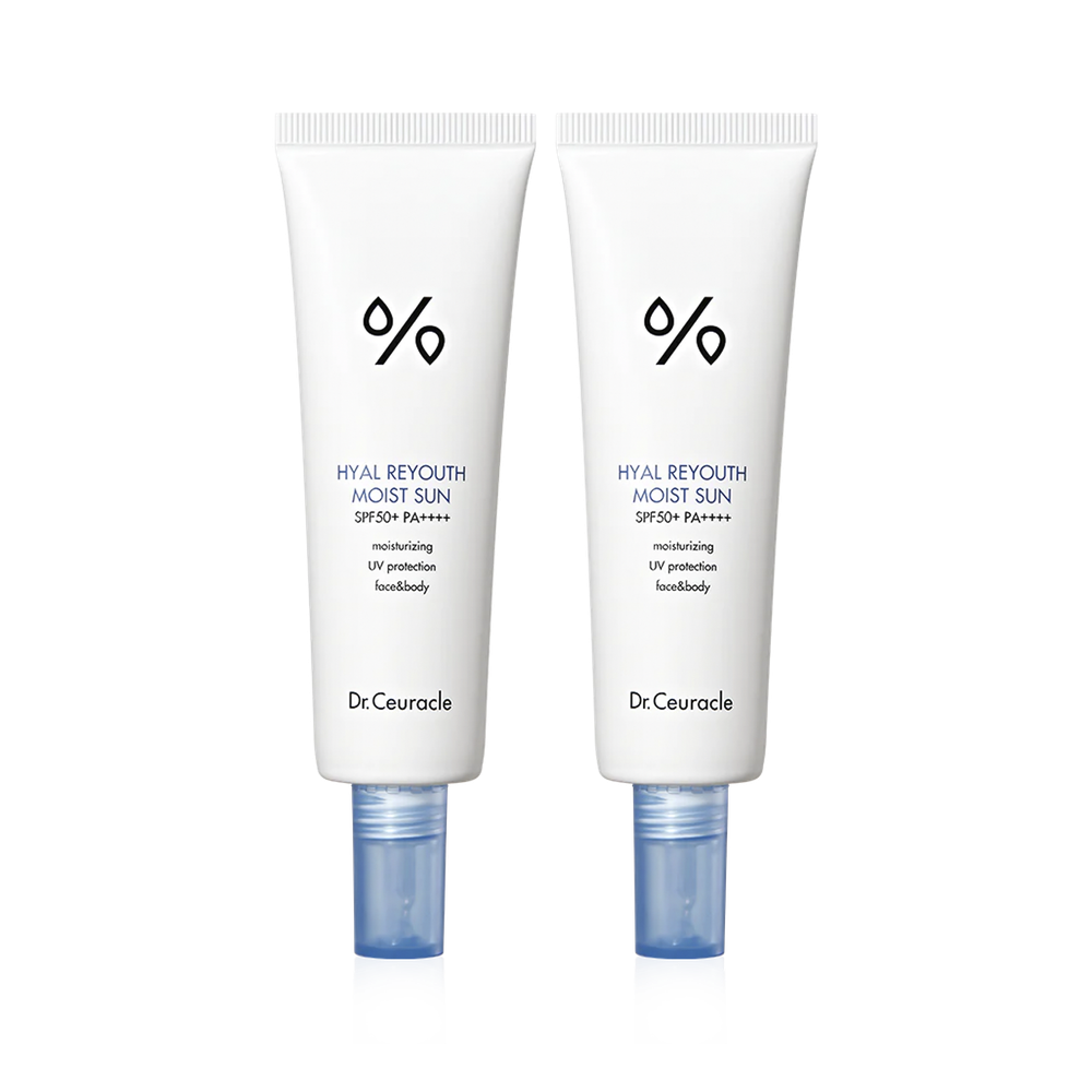 Dr.Ceuracle Hyal Reyouth Moist Sun SPF 50+ PA++ ++ Duo Set (набор из двух тюбиков)