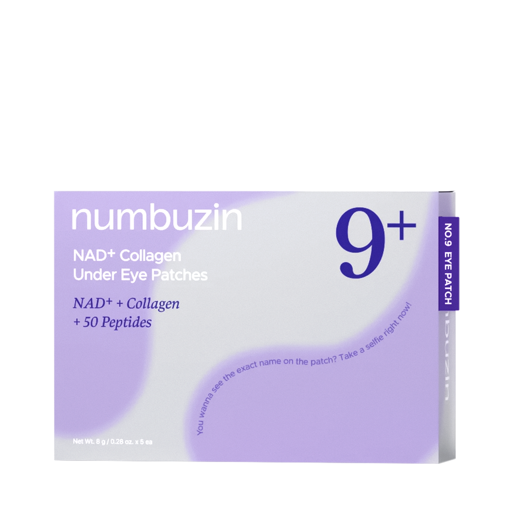 NUMBUZIN No.9 NAD+ Collagen Under Eye Patches, 5 пар в упаковке.