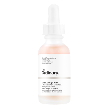 Сыворотка с молочной кислотой для деликатной эксфолиации кожи The Ordinary Lactic Acid 5% + HA