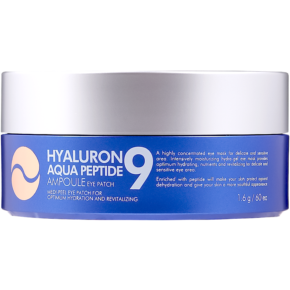 Увлажняющие гидрогелевые патчи с пептидами Medi-Peel Hyaluron Aqua Peptide 9 Ampoule Eye Patch