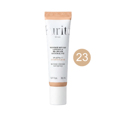 PURITO Seoul Wonder Relief Centella BB Cream Natural Fit SPF30 PA+++ 23 Natural Beige, 30 ml.