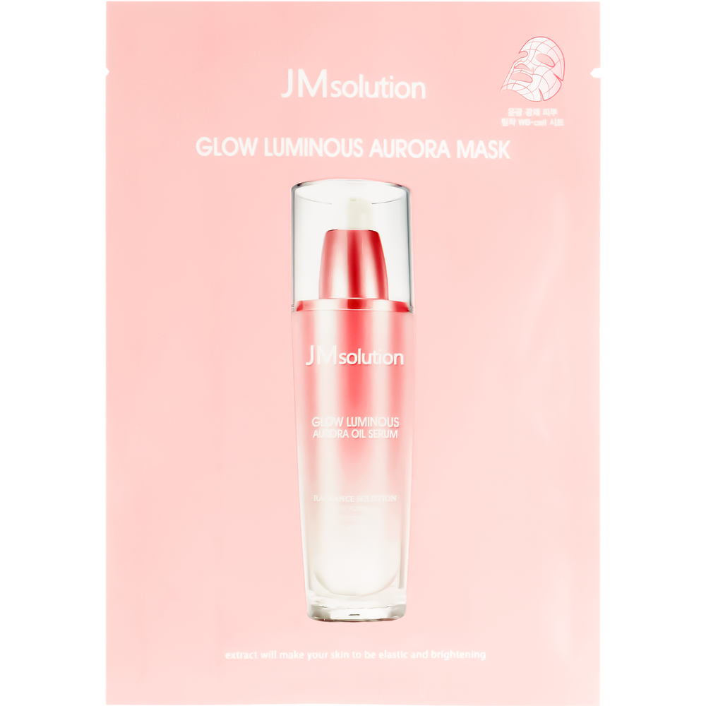 Целлюлозная маска с жемчугом JMsolution Glow Luminous Aurora Mask