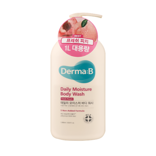 Derma:B Daily Moisture Body Wash Fresh Peach