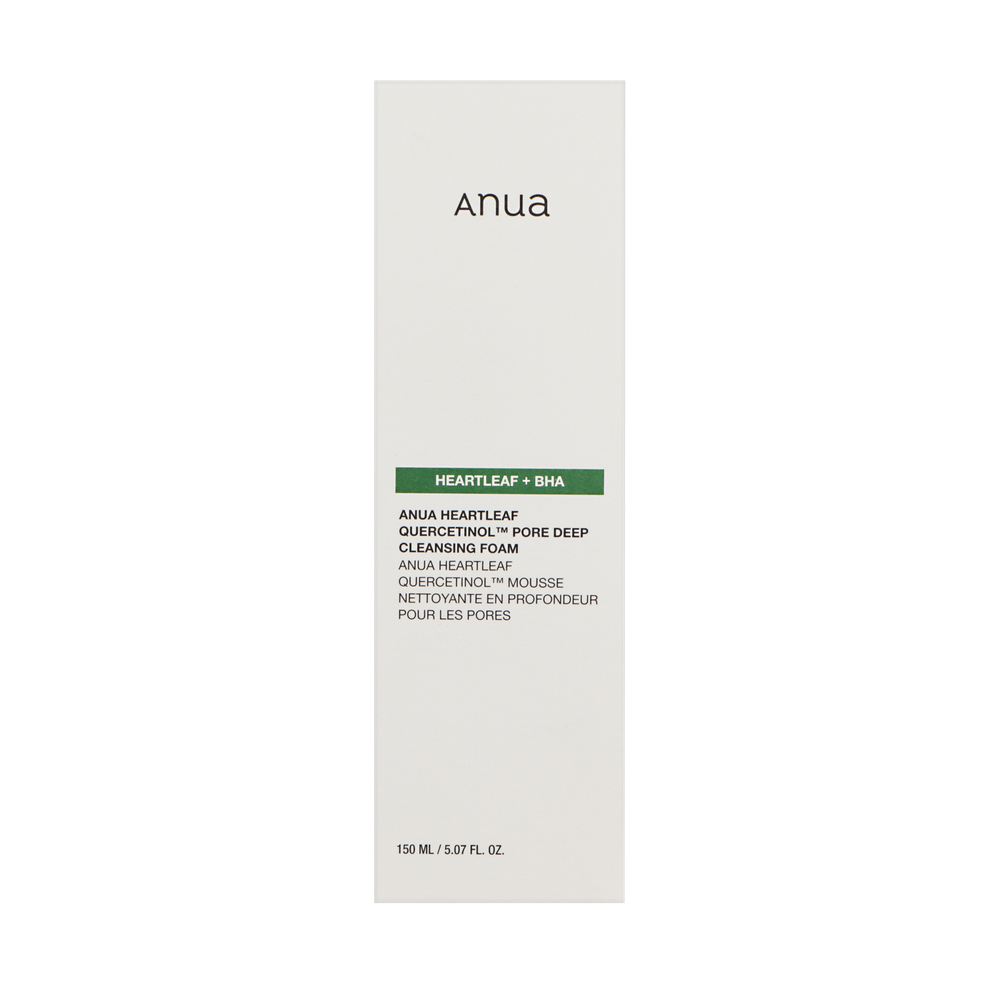 ANUA Heartleaf Quercetinol Pore Deep Cleansing Foam, 150 ml.