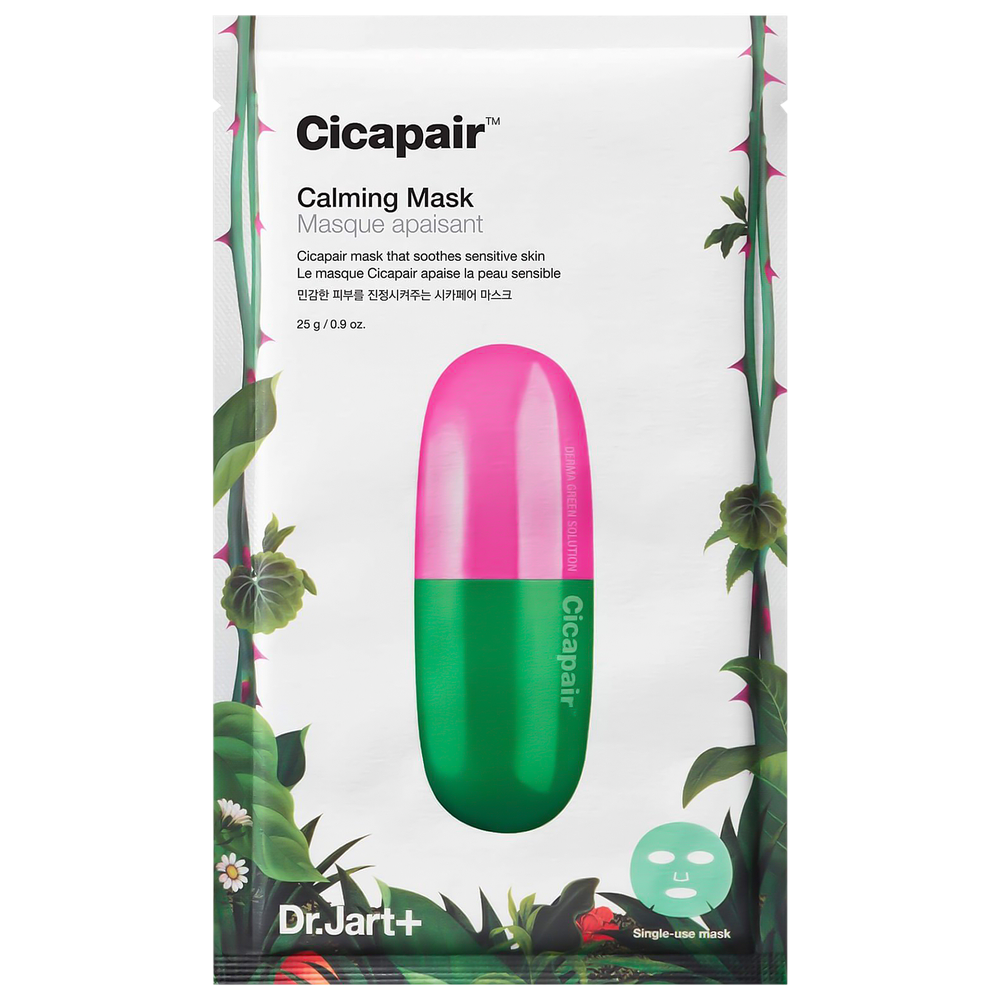 Успокаивающая тканевая маска с охлаждающим действием Dr.Jart+ Cicapair Calming Mask