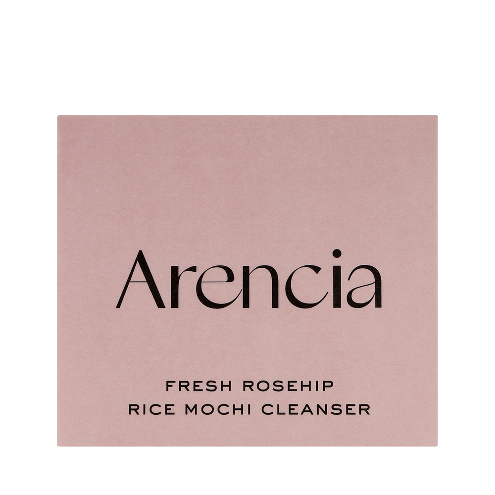 ARENCIA Fresh Rosehip Rice Mochi Cleanser, 120 g.