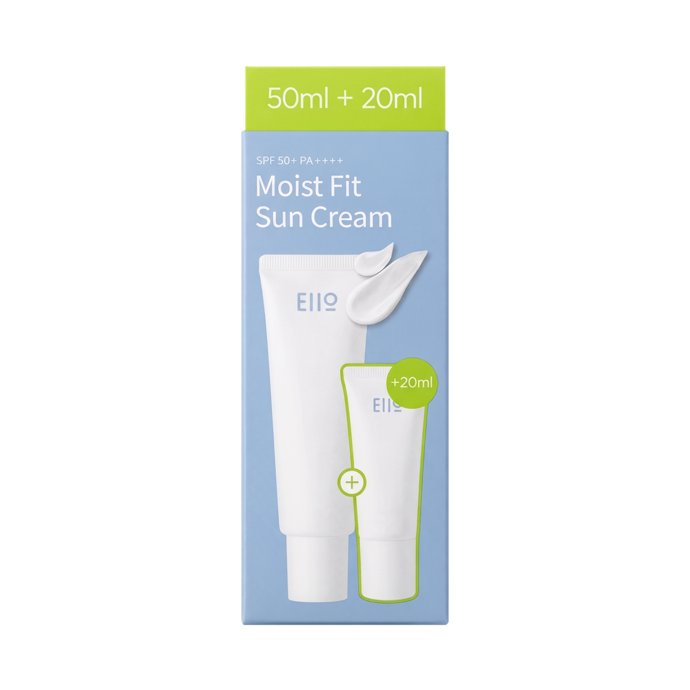 EIIO Moist Fit Sun Cream Set SPF 50+ PA++++, 50 ml+ 20 ml