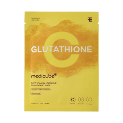 Medicube Deep Vita C Glutathione Brightening Mask