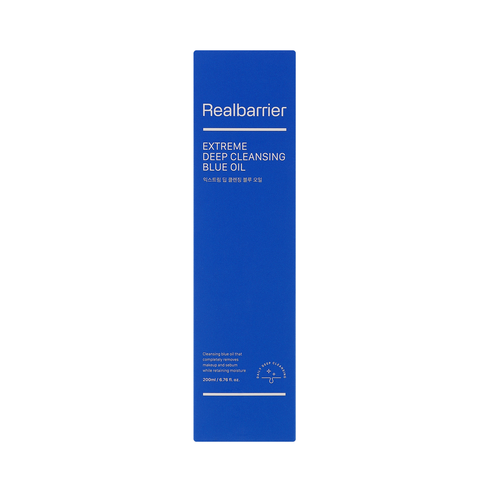 REALBARRIER Extreme Deep Cleansing Blue Oil, 200 ml.
