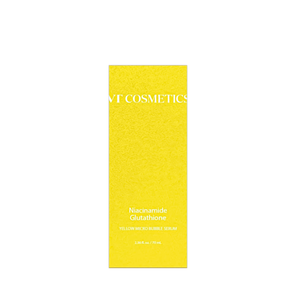 VT Cosmetics Niacinamide Glutathione Yellow Micro Bubble Serum