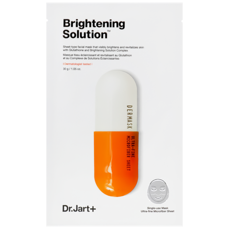 Осветляющая маска с глутатионом Dr.Jart+ Brightening Solution