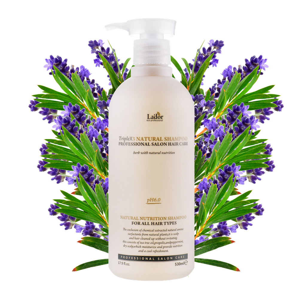 Бессульфатный органический шампунь с эфирными маслами Lador Triplex Natural Shampoo