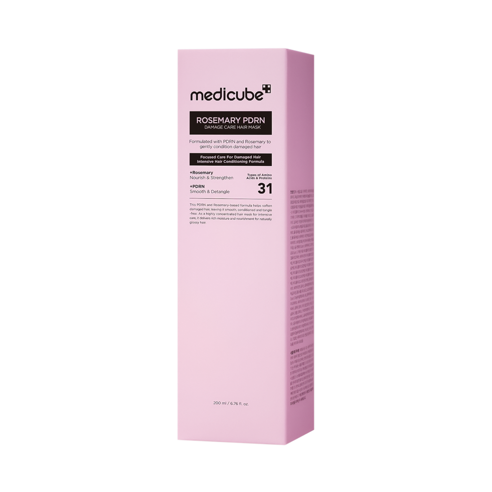 MEDICUBE Rosemary PDRN Damage Care Hair Mask, 200 ml.