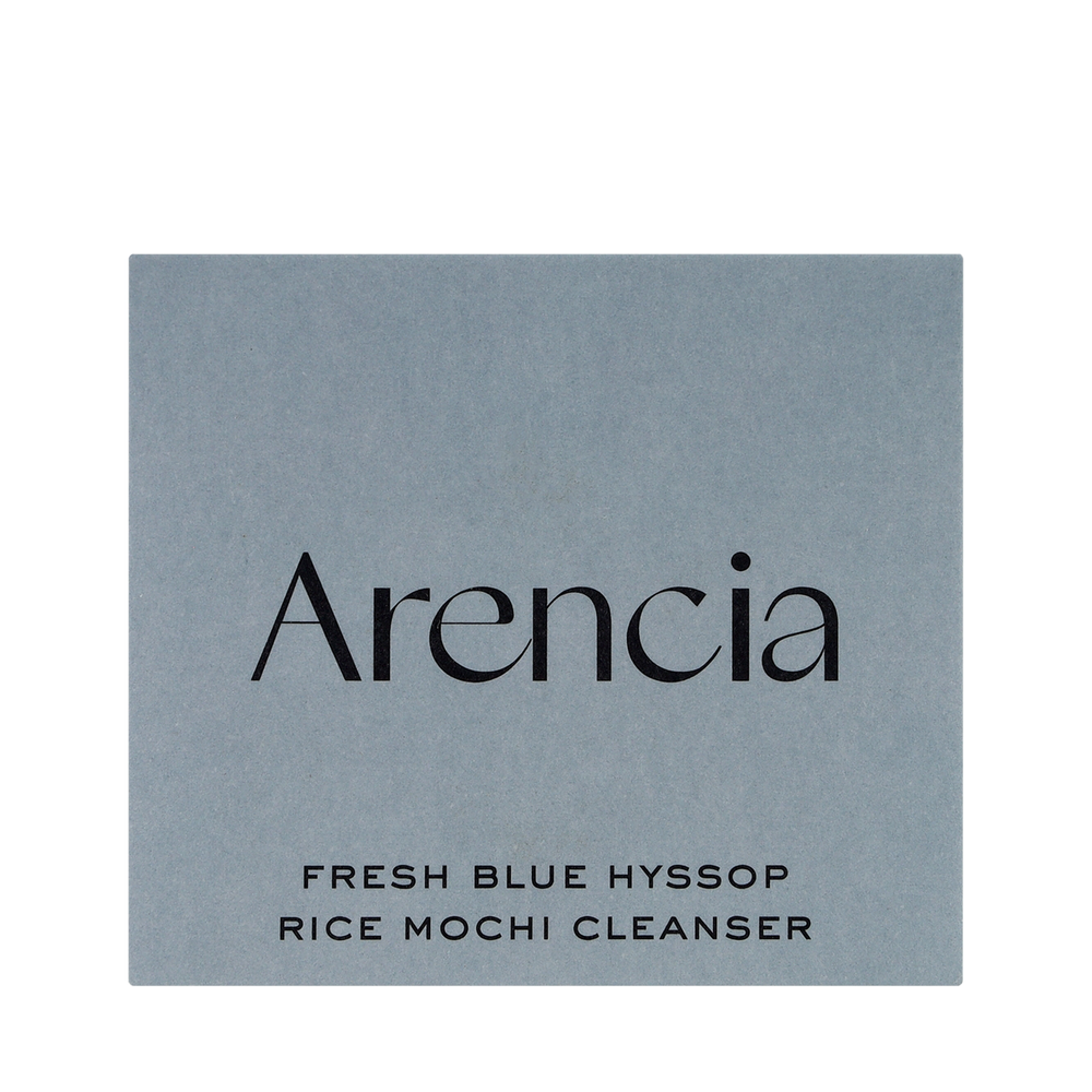 ARENCIA Fresh Blue Hyssop Rice Mochi Cleanser, 120 g.