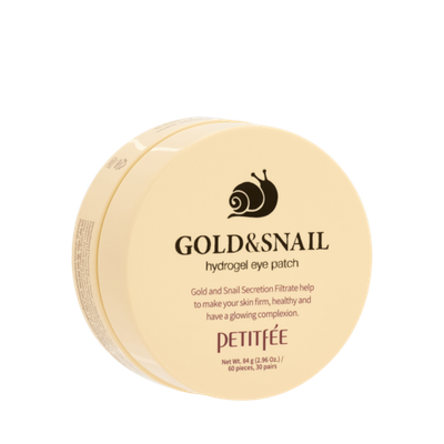 PETITFEE Hydro Gel Eye Patch Gold & Snail, 60 шт. (30 пар)