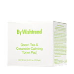 BY WiISHTREND Green Tea & Ceramide Calming Toner Pad, 190 ml.